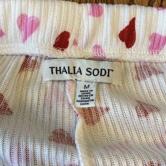 Thalia Sodi Women's White Red & Pink Heart Print 2 PC PK Set Size M NWT MSRP $68 - Picture 5 of 8